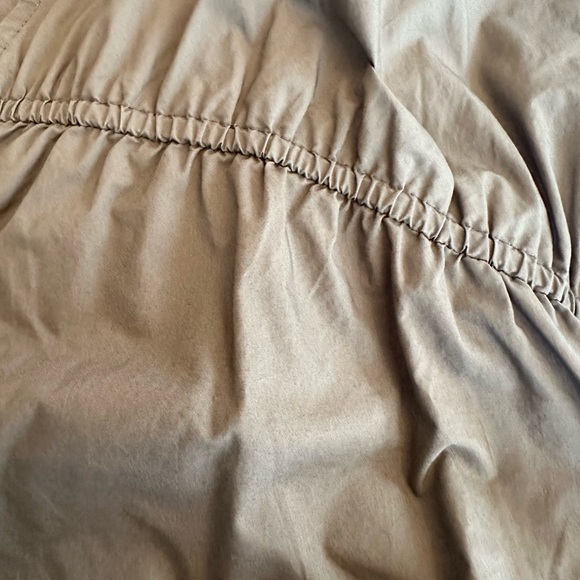 Inc International Concepts Plus Size Olive Green Flutter Sleeve Peplum Blouse 2X - Picture 4 of 8